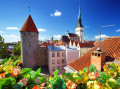 Blick auf die Altstadt von Tallinn, Estland