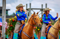 Rodeo Court bei der Portland Grand Floral Parade, USA