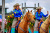 Rodeo Court bei der Portland Grand Floral Parade, USA