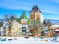 Skyline Stadtbild Blick auf die Altstadt von Quebec, Kanada