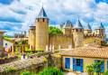 Château Comtal in Carcassonne, Frankreich