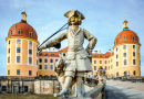 Barockes Schloss Moritzburg, Sachsen, Deutschland