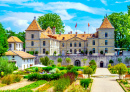 Schloss und Gärten Prangins in Nyon, Schweiz