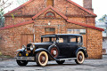 Alter Buick gegen eine Backsteinmauer, Minsk, Weißrussland