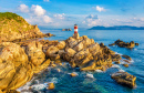 Ganh Den Leuchtturm, Phu Yen, Vietnam