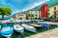 Blick auf Cassone di Malcesine am Gardasee