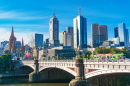 Princes Bridge, Melbourne, Australien