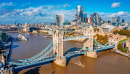 Tower Bridge und die Themse, London, Großbritannien