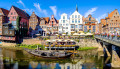 Die berühmte Altstadt von Lüneburg, Deutschland