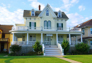 Historische viktorianische Häuser in Cape May, NJ, USA