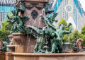 Leipzig Fontaine am Augustusplatz