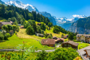 Bergdorf Wengen, Schweiz