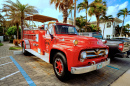 Altes Oldtimer-Feuerwehrauto, Fort Lauderdale Fl, USA