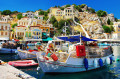 Malerische Insel Symi, Griechenland