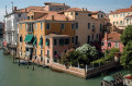 Haus und Garten am Canal Grande, Venedig, Italien