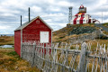 Blick auf den Leuchtturm von Bonavista, Neufundland, Kanada