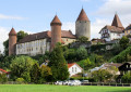 Mittelalterliche Burg Chenaux, Schweiz