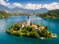 Kirche Mariä Himmelfahrt, Bled, Slowenien