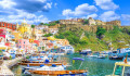 Landschaft der Insel Procida, Italien