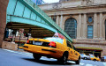 NY Taxi, Midtown, New York, Vereinigte Staaten von Amerika