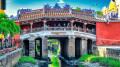 Japanische überdachte Brücke, Altstadt von Hoi An, Vietnam