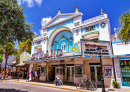 Ein Blick auf die Innenstadt von Key West, Florida, USA