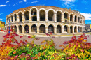 Römisches Amphitheater in Verona, Venetien, Italien