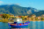 Traditionelles Fischerboot, Insel Samos, Griechenland
