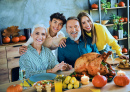 Familien-Thanksgiving-Abendessen