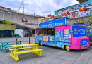 Bunter mexikanischer Food Truck in London