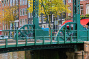 Aluminiumbrücke in Amsterdam, Niederlande