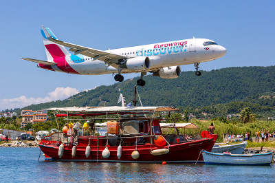 Eurowings entdecken Sie Airbus A320, Skiathos, Griechenland