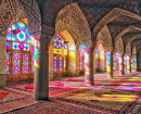 Buntglasfenster der Nasir al-Mulk-Moschee