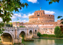 Schloss und Brücke Sant'Angelo, Italien
