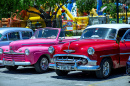 Bunte Oldtimer in Havanna, Kuba