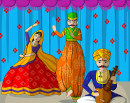 Rajasthani-Puppen