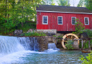 Old Mill At Decew Falls In Short Hills Provincial Park, St. Catharines, Ontario, Canada.