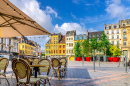 Grand Place Platz im Zentrum von Lille, Frankreich