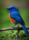 Blue and Orange Flycatcher