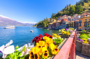 Comer See, Varenna, Lombardei, Italien