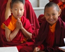 Zwei Novizen-Mönche, Kathmandu, Nepal
