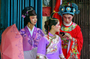 Chinesische Opernkünstler, Kota Kinabalu, Malaysia