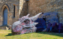 Lucy der Drache, Lincoln Castle, England