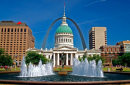 Gateway Arch Nationalpark in St. Louis, MO, USA