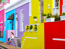 Das bunte Bo Kaap Viertel in Kapstadt