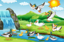 Lustige Enten