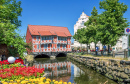 Red Bridge House in Wismar, Deutschland