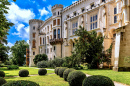 Das berühmte tschechische Schloss Hluboka nad Vltavou