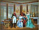 Der Besuch von Zar Alexander I. in Malmaison