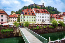 Historisches Zentrum von Ljubljana, Slowenien